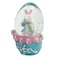 Bunny Water Globe Blue 4.5x4.5x6.5cm