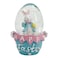 Bunny Water Globe Blue 4.5x4.5x6.5cm