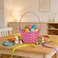Easter Basket Pink 15x15x22cm