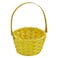 Easter Basket Yellow 15x15x22cm