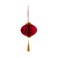 2-Pack Medium Red Paper Lanterns 19.5x37cm &ndash; Traditional CNY Hanging Decor for Home &amp; Parties
