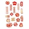 54-Piece Assorted Potted Plant Hanging Ornaments &ndash; Mini CNY Decor for Tree, Window &amp; Home
