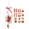 43cm Hanging Decoration 20x43cm &ndash; Red &amp; Gold Chinese New Year Ornament for Home &amp; Events