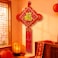 Chinese Knot Decoration 54x100cm &ndash; Traditional Red &amp; Gold Lucky Wall Hanging for CNY &amp; Weddings