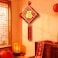 Extra Large Chinese Knot 85x145cm &ndash; Grand Red &amp; Gold Lucky Wall Hanging for CNY &amp; Events