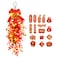 65cm LED Hanging Decoration 25x65cm &ndash; Light-Up Red &amp; Gold CNY Ornament for Festive Home &amp; Parties