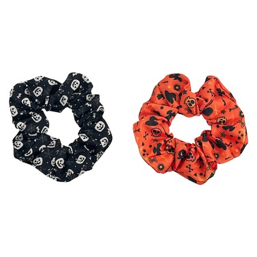 Halloween Hair Scrunchies 2Pcs/Pk