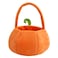 Halloween Plush Pumpkin Bag 25x15cm