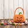 Halloween Plush Pumpkin Bag 25x15cm
