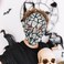 Adult Skull Mask Holographic Silver