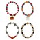 Halloween Bracelets Assorted 4Pcs/Pk