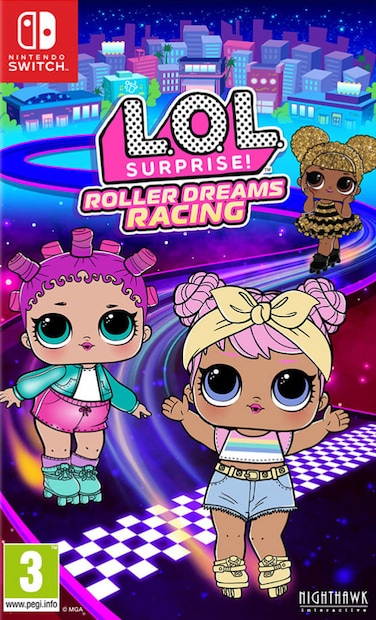 لعبة سباق L.O.L. Surprise! Roller Dreams من إنتاج شركة U&I Entertainment لجهاز Switch