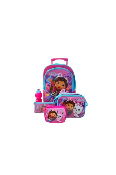 Gabby&rsquo;s Dollhouse - 5 in 1 Value Pack - Trolley Bag 16 inch