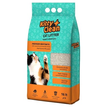 Kitty Clean Clumping Cat Litter - 16L
