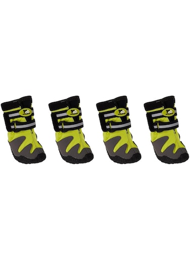 All For Paws Outdoor Dog Road Dog Boots, Large, Green, 3.27 Kg, Size 6