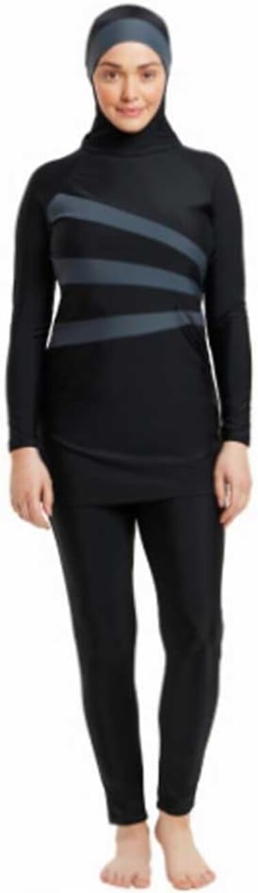 بدلة زوغز للنساء Meelup Modesty من ملابس السباحة قطعة واحدة