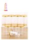 12 Pieces 680 ml Empty Bottle Refillable Clear Plastic Jars with Gold Lids for Food Home Storage Products Round Containers Candy, Spices, Biscuits