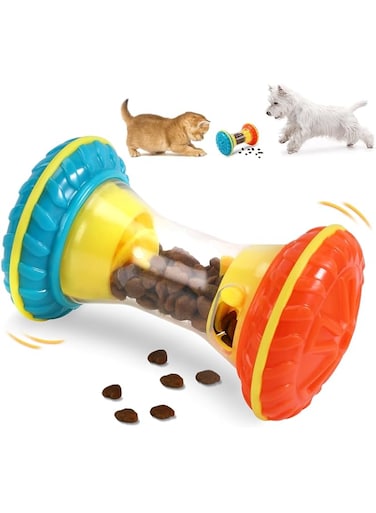 fclwzn Treat Dispensing Dog Toys, Dog Treat Toy, Dog Enrichment Toys Small Dogs, Interactive Dog Toys for Small Dogs, Dog Puzzles for Smart Dogs, Puzzle Toys for Dogs Mental Stimulation
