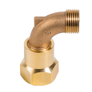 1" QUICK COUPLING VALVE: SWIVEL ELBOW, 1 INCH FNPT X 3/4 INCH MHT, MAKE:RAINBIRD;  B40002, SH1