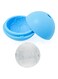 Rubber Soccer Shape Ice Mold - Blue