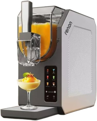 Renon Professional Slushie Maker SIM1901, 250W Rapid Cooling, 1.9L Capacity, 6 Presets, Frozen Drinks in 30 Minutes