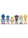 Sonic The Hedgehog 3 Action Figures Set - 6 Pack Toy Playset With Sonic, Shadow, Tails, Silver, Metal Sonic &amp; Super Sonic, Collectible Movie Character Models, Cake Toppers &amp; Birthday Ramadan Eid Gift