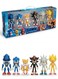 Sonic The Hedgehog 3 Action Figures Set - 6 Pack Toy Playset With Sonic, Shadow, Tails, Silver, Metal Sonic &amp; Super Sonic, Collectible Movie Character Models, Cake Toppers &amp; Birthday Ramadan Eid Gift