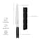 KitchenAid 20cm Slicing Knife with Blade Cover &ndash; High-Carbon Japanese Steel Carving Knife for Meat, Poultry, Ham &amp; Roasts