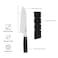 KitchenAid 18cm Santoku Knife with Blade Cover &ndash; High-Carbon Japanese Steel Kitchen Knife for Chopping, Slicing &amp; Dicing