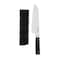 KitchenAid 18cm Santoku Knife with Blade Cover &ndash; High-Carbon Japanese Steel Kitchen Knife for Chopping, Slicing &amp; Dicing