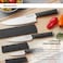 KitchenAid 3-Piece Japanese Knife Set &ndash; High-Carbon Japanese Steel Chef, Utility &amp; Paring Knives with Black Handles &amp; Blade Covers