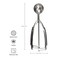 KitchenAid Ice Cream Scoop &ndash; Black, Stainless Steel Ice Cream &amp; Cookie Dough Scoop with Trigger Release