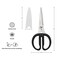 KitchenAid All-Purpose Kitchen Shear &ndash; Black, Stainless Steel Heavy Duty Scissors with Blade Guard for Herbs, Meat &amp; Food Prep
