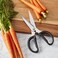 KitchenAid All-Purpose Kitchen Shear &ndash; Black, Stainless Steel Heavy Duty Scissors with Blade Guard for Herbs, Meat &amp; Food Prep