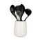 KitchenAid 6-Piece Kitchen Utensil Set with Holder &ndash; Heat Resistant Non-stick Safe Cooking Tools &amp; Storage Crock