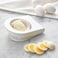 KitchenAid Egg Slicer &ndash; White, Stainless Steel Wire Egg Cutter for Hard-Boiled Eggs, Mushrooms, Soft Cheese &amp; Fruit