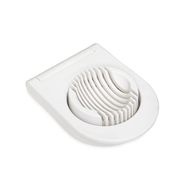 KitchenAid Egg Slicer &ndash; White, Stainless Steel Wire Egg Cutter for Hard-Boiled Eggs, Mushrooms, Soft Cheese &amp; Fruit