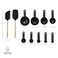 KitchenAid 11-Piece Baking Set &ndash; Non-stick Silicone Spatulas with Bamboo Handles, Measuring Cups &amp; Measuring Spoons