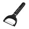 KitchenAid Y-Peeler Onyx Black &ndash; Stainless Steel Straight Blade Peeler with Protective Cover for Vegetable &amp; Fruits