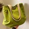 iCozzier Tote Bag for Women, Canvas Bag Women Work Tote Bag Large Capacity Shoulder Bag(Green)
