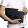 iCozzier Clutch for Men Organizer Wrist Bag Wallet Wrist Hand Purse Organized Handbag, Black
