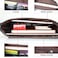 iCozzier Clutch for Men Organizer Wrist Bag Wallet Wrist Hand Purse Organized Handbag, Black
