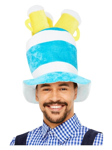Beer Festival Beer Hat Blue