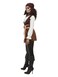 Dark Spirit Pirate Female Costume, Brown, Top &amp; Hat