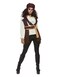 Dark Spirit Pirate Female Costume, Brown, Top &amp; Hat