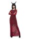 Deluxe Devil Female Cotume, Red, Dre &amp; Horn