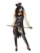 Deluxe Voodoo Witch Doctor Female Costume, Black