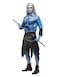 Winter Warrior Zombie Cotume, Blue, Top, kirt &amp; Cuff