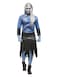 Winter Warrior Zombie Cotume, Blue, Top, kirt &amp; Cuff