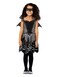 Dark Bat Fairy Costume Dress, Wings &amp; Eyemask